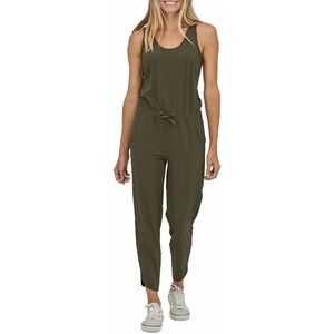Patagonia Women's Fleetwith Romper in Basin Green